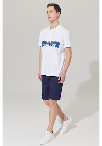 Ac&Co / Altınyıldız Classics Erkek Lacı Slim Fit Dar Kesim 5 Cep Armürlü Şort Çok Renkli