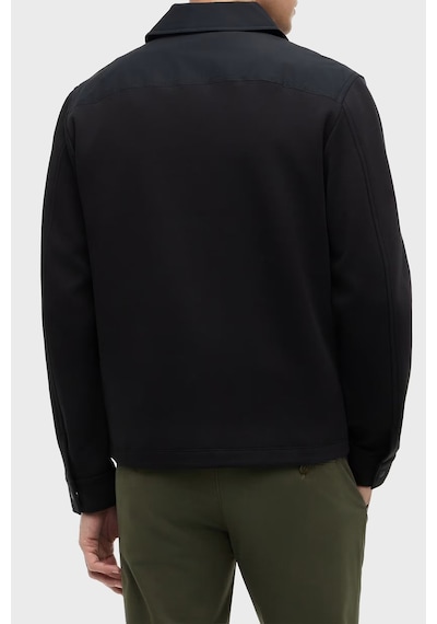 Tommy Hilfiger Pamuklu Klasik Yaka Çıtçıtlı Ceket Erkek Ceket Mw0mw43215 Bds Siyah