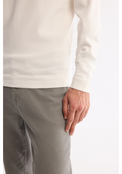 Avva Erkek Ekru Yüksek Bisiklet Yaka Rayon Tüylenmeyen Regular Fit Triko Kazak A42y5001