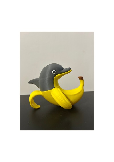 Bananito Dolfinito Sağlıklı Petg Malzemeden Üretilmiş 3d Figür
