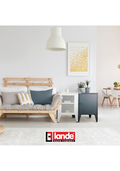 Lande - Ziglat 655 - Metal Dolap - Metal Kapılı - Antrasit Gri. Gri