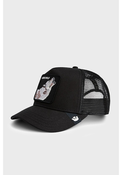 Goorin Bros Wolf Animal Figürlü File Detaylı Şapka Unisex Şapka 1012449 Siyah
