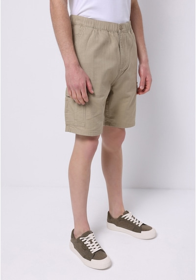 Colin's Colins Regular Fit Orta Bel Düz Erkek Bej Şort Cl1074525 Q1.v2 Dbg Bej