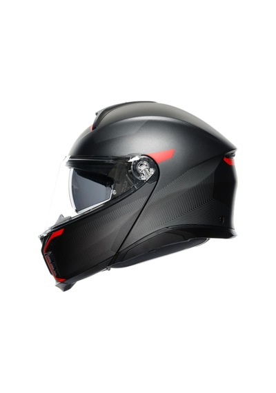 Agv Tour Modular Kask Solid Mat Metal Kırmızı