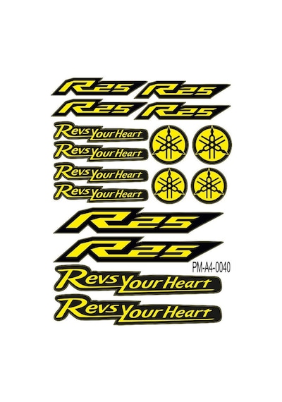R25 Uyumlu A4 Çoklu Sticker Seti Diğer