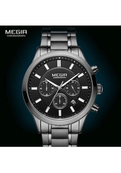 Megır 2150 Tüm Fonksiyonları Aktif Erkek Kol Saati Gümüş