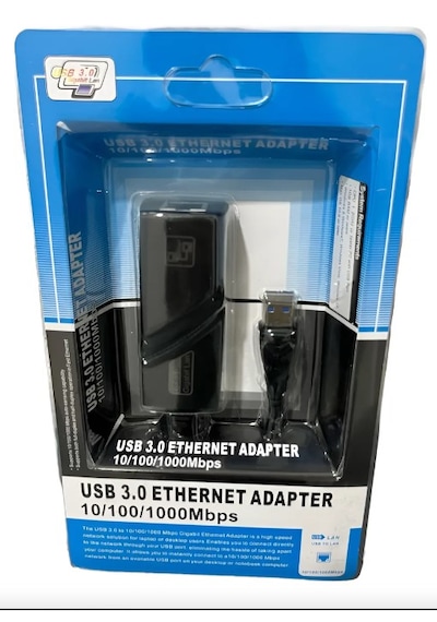 Usb 3.0 To Ethernet Dönüştürücü Adaptör 10/100/1000 Mbps Hızlı Ve Kablolu İnternet