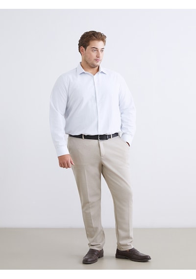 Lcw Busıness Mavi Regular Fit Uzun Kollu Poplin Erkek Gömlek
