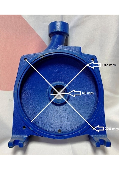 Santrifüj Pompa Ön Gövde - Su Giriş 1" - Salyangoz Tip - 1.5 Hp - Çıkış 1" - Yedek