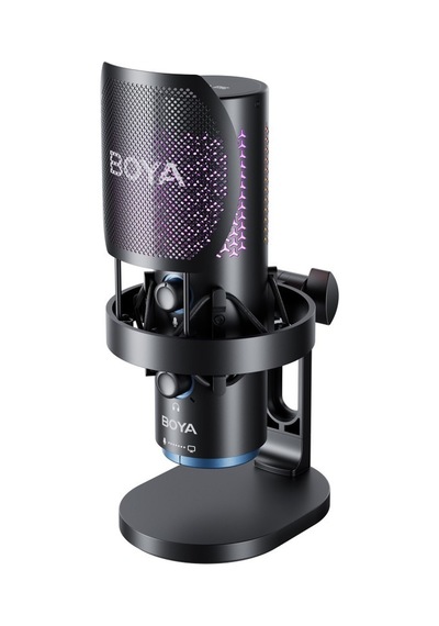 Boya K5 - Boya K5 Kablosuz Bağlantılı Rgb Aydınlatmalı Usb Condenser Mikrofon