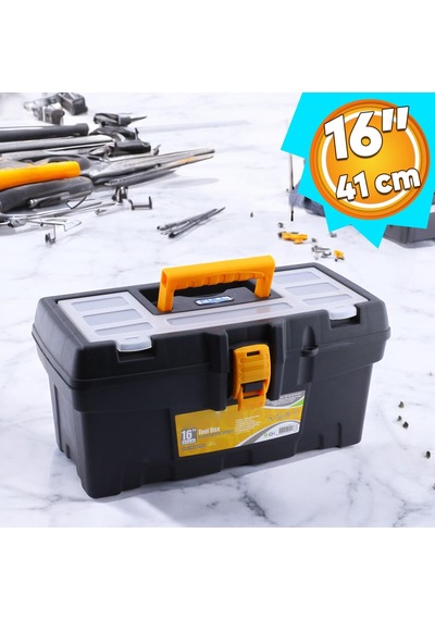 Badem10 Takım Çantası Alet Çantası 41 Cm Plastik Açma Kapatmalı 16'' İnç