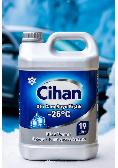 Cihan Oto Cam Suyu Kışlık -25 19 Litre