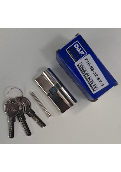 Daf Bilyalı Barel 68 Mm - 3 Anahtarlı - Çelik Kapı Göbeği