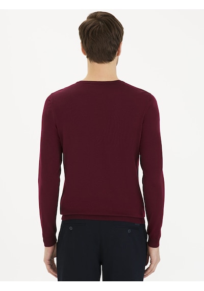 Cacharel Erkek Bordo Kazak /triko 50230646-vr014 Kırmızı