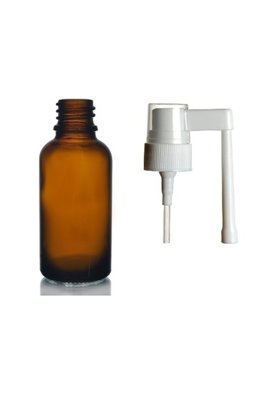 20ml Kahverengi Ağız Spreyi Başlıklı Cam Şişe,12 Adet, Ağız Spreyi Şiesi, Cam Şişe, Medikal Şişe