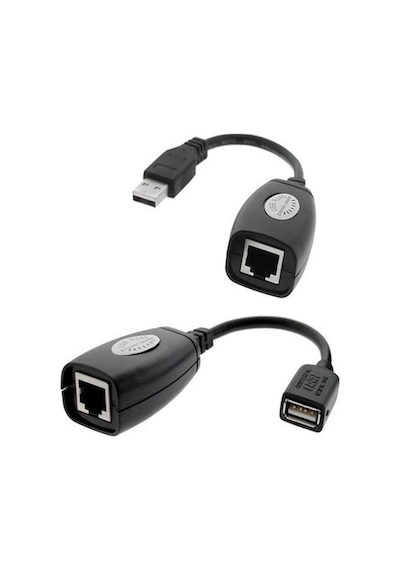 Usb Kablo Uzatma Aparatı Rj45 Üzerinden 40 Mt