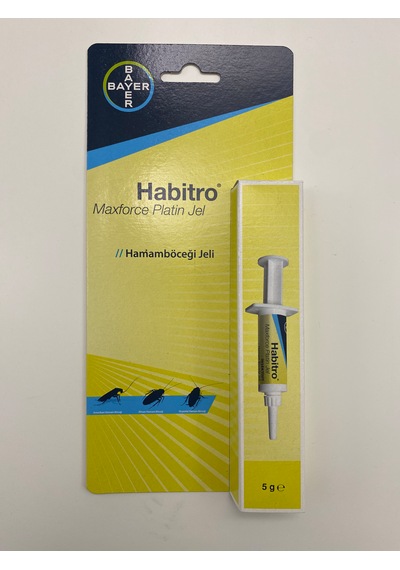 Habitro Maxforce Platin Jel 5 Gr - Alman, Amerikan Ve Oryantal Hamamböceği İlacı Şırınga Jel Yem
