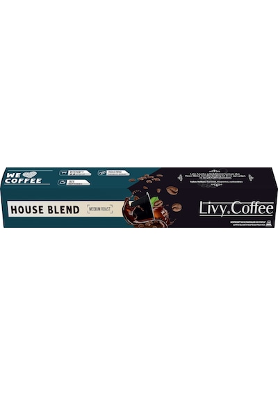 Livy Coffee Nespresso Uyumlu  House Blend Kapsül Kahve 10'lu