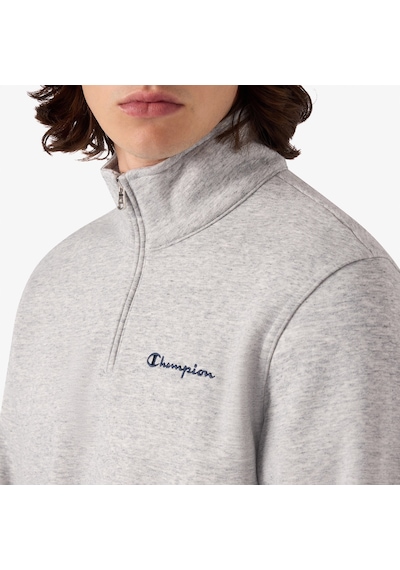Champion Half Zip Erkek Gri Sweatshirt 221797 2800282