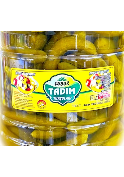 Çubuk Tadım Turşuları No 0 Çubuk Salatalık Turşusu 5 KG