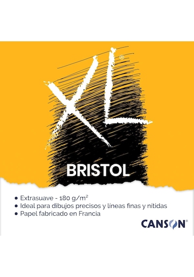 Xl, Bristol Kağıt, Çok Pürüzsüz Kağıt, 180 G/m², Kısa Kenarda Spiral Ciltli Blok, Dın A4 21 X 29,7 Cm, Ekstra Beyaz, 50 Yaprak
