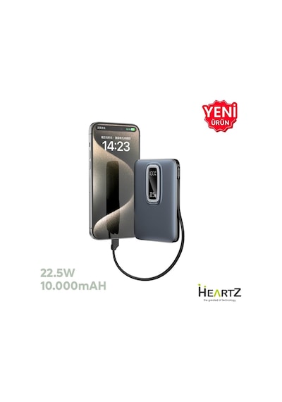 Magnetic Power Bank 10000 Mah Kablosuz Hızlı Şarj Magsafe Uyumlu Led Ekranlı, 22.5w Pd Qc Taşınabilir Şarj Cihazı, Standlı, Type-c Usb Powerbank Güç Kaynağı Yeşil