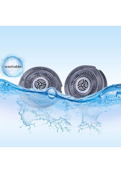 Sw-s7105 Yedek Tıraş Makinesi Başı Bıçakları Sw-s7105 Su Geçirmez Elektrikli Tıraş Makinesi Islak Ve Kuru Temiz Fırçalı Döner Tıraş Makineleri