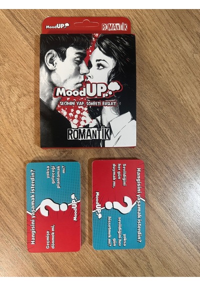Moodup Romantik Kart Oyunu 40 Adet Çiftler İçin Soru Ve Konu Açıcı Kartlar