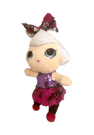 Lol Pelüş Bebek Sevimli Lol Peluş Oyuncak 30cm Mor - Pembe
