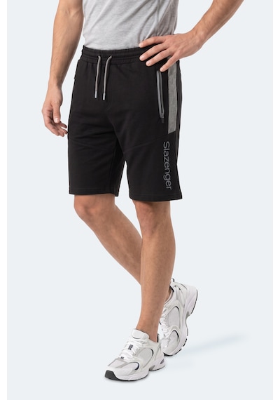 Slazenger Nıkon I Erkek Fermuar Cepli Siyah Şort
