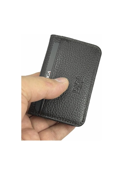 Diga 1169 Hakiki Deri Minimal Kartlık Kahve Tan Kırmızı