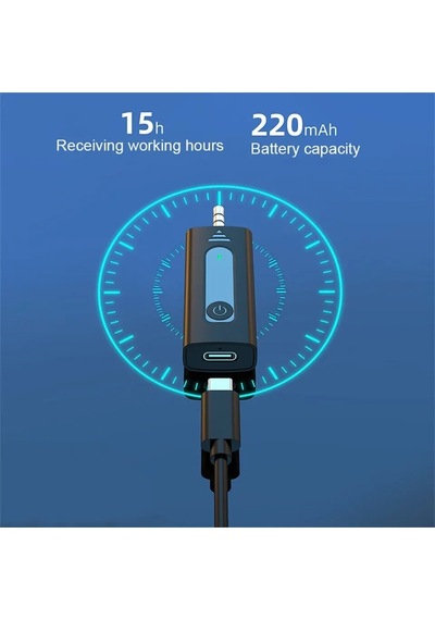 Kablosuz Çift Yaka Vlog Mikrofonu 3.5mm - Çok Yönlü Mikrofon