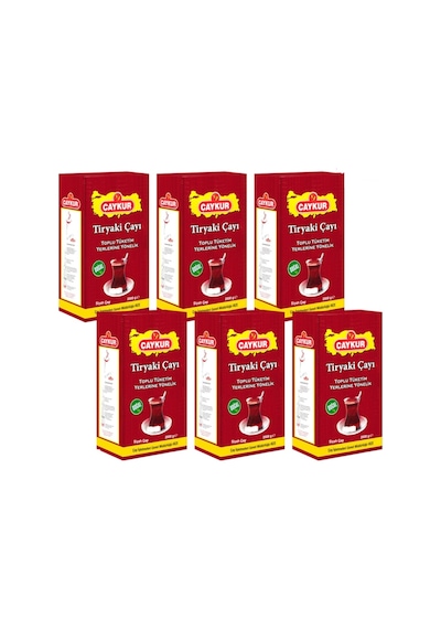 Çaykur Tiryaki EDT Siyah Dökme Çay 6 x 2 KG