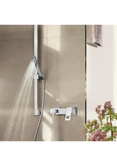 Grohe Eurocube Tek Kumandalı Banyo Bataryası - 23140000 Krom