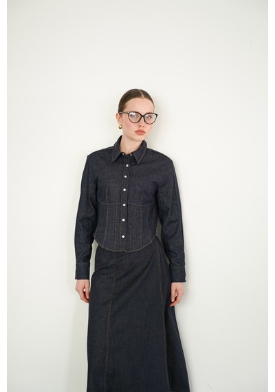 Verymoda Kot Gömlek - F2086 Lacivert