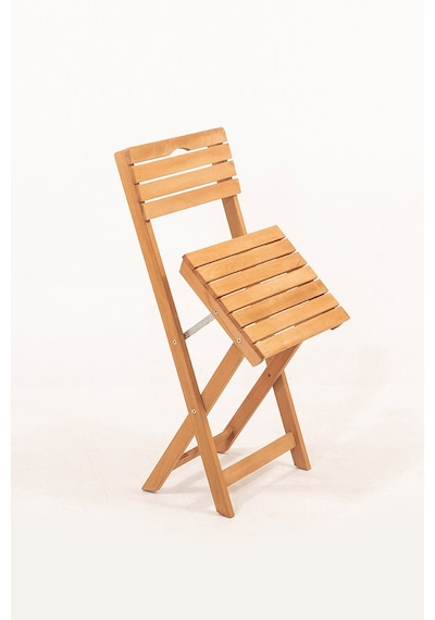 Meya Dekor Sırt ve Oturak Minderli Katlanır Masa Sandalye Bistro Set 3'lü 50x50 Krem Meya Dekor Sırt ve Oturak Minderli Katlanır Masa Sandalye Bistro Set 3'lü 50x50 Krem