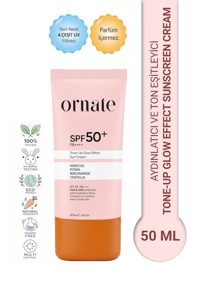 Aydınlatıcı, Ton Eşitleyici, Glow Effect Hibiskus, Pitaya Ve Centella Spf50+ Güneş Kremi 50 Ml 4.8 130 Değerlendirme Fotoğraflı Yorum İconu