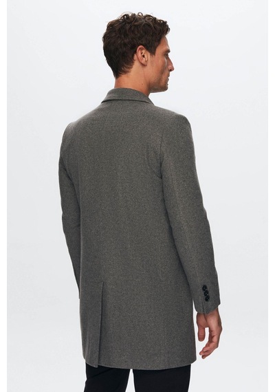 D's Damat Ds Damat Regular Fit Antrasit Kaşe Kaban 5Hf08Ort10000 Antrasit