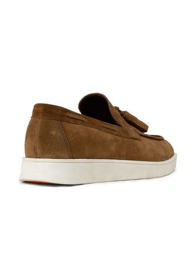 Deery Erkek Hakiki Süet Taba Renk Loafer Ayakkabı - 01994mtbac01 Taba