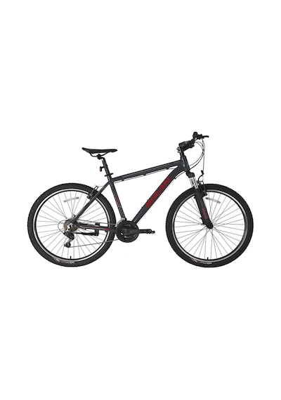 Bisan Atlas Erkek Dağ Bisikleti 43cm V 26 Jant 21 Vites Parlak Gri Kırmızı Çok Renkli
