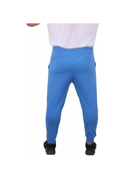 Starbattal Büyük Beden Basic Eşofman Altı Full Lycra 11516 Saks-Saks Mavisi