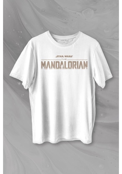 The Mandalorian Bebek Yoda Cep Tasarımı Star Wars Baskılı Tişört Unisex T-shirt 001
