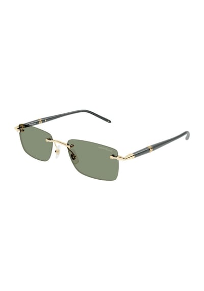 Mont Blanc Mb0344s 005 Erkek Güneş Gözlüğü Yeşil