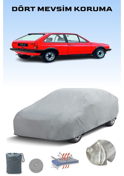 Volkswagen Polo Coupe 1982 - 1990 Araba Brandası Oto Branda Gri