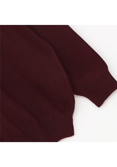 Dio Rise Erkek Uzun Kol İnce Polo Yaka Sweatshirt - B180856 - Koyu Bordo Koyu Bordo