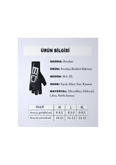 Xmlbayiciniz Profesyonel Bisiklet Eldiveni Mavi Çok Renkli