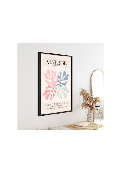 Ahşap Siyah Çerçeveli Henri Matisse Tablosu Huhu290