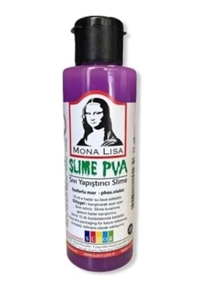 Südor Mona Lisa Slime Tutkalı 70 Ml Fosforlu Mor 3 Adet