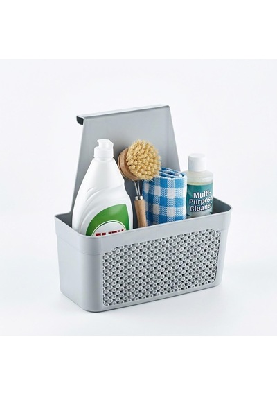 Orret Home Dolap İçi Asılabilir Plastik Organizer Deterjan Sünger Düzenleyici Askı Mutfak Banyo Dolap İçi Düzen Diğer