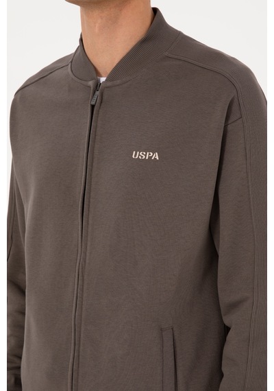U.s. Polo Assn. Erkek Vizon Hırka Örme 50315612-vr052 Vizon
